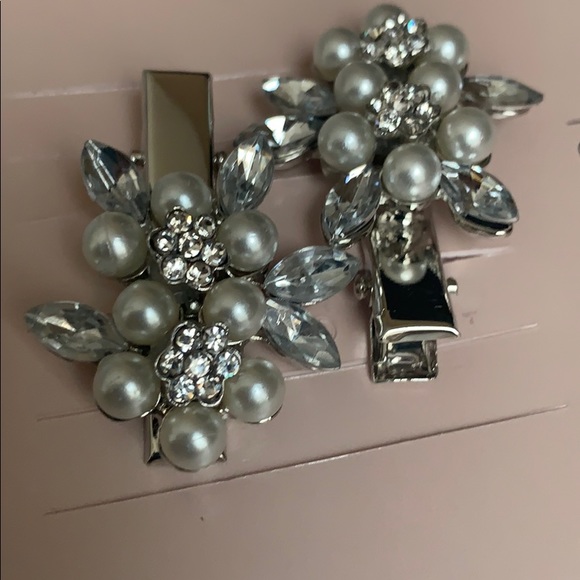 Hair pins pearl silver Bridal Weddings parties clips. New - Picture 5 of 8